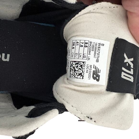 New Balance WSX70THB Sneakers Women’s 9.5 Black White Animal Print Athlesiure - Picture 3 of 8